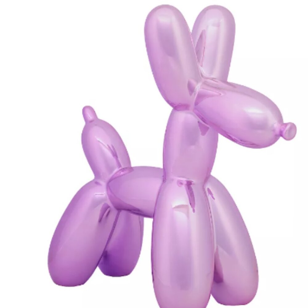 [NWT] Pink Ceramic Balloon Dog Sculpture